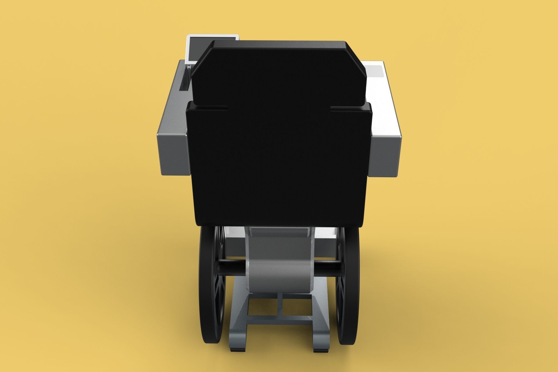 SMART WHEELCHAIR ELECTRIC AUTONOMOUS ROBOT CLIMBING STAIRS LIFT 3D model_25