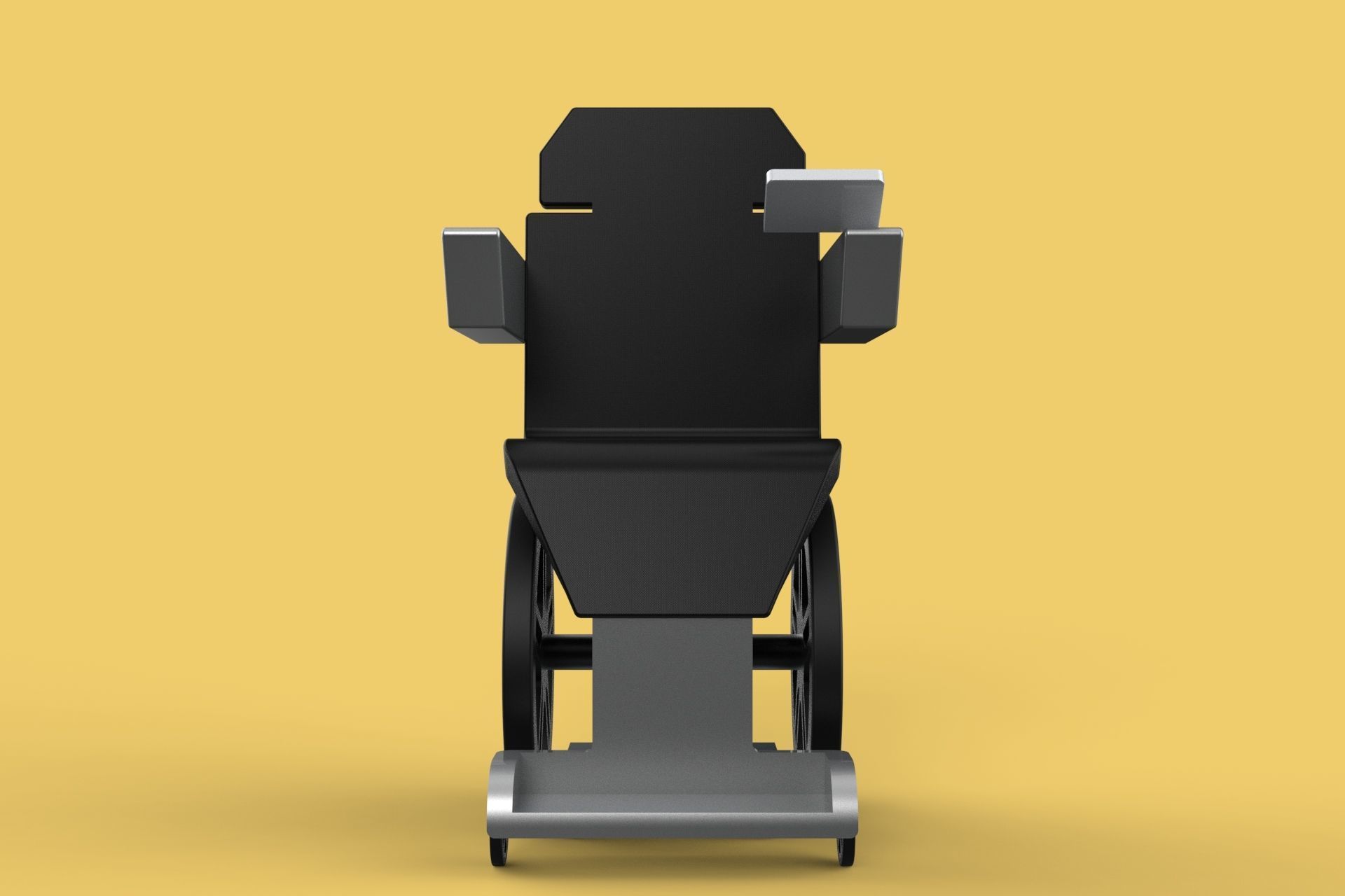 SMART WHEELCHAIR ELECTRIC AUTONOMOUS ROBOT CLIMBING STAIRS LIFT 3D model_21