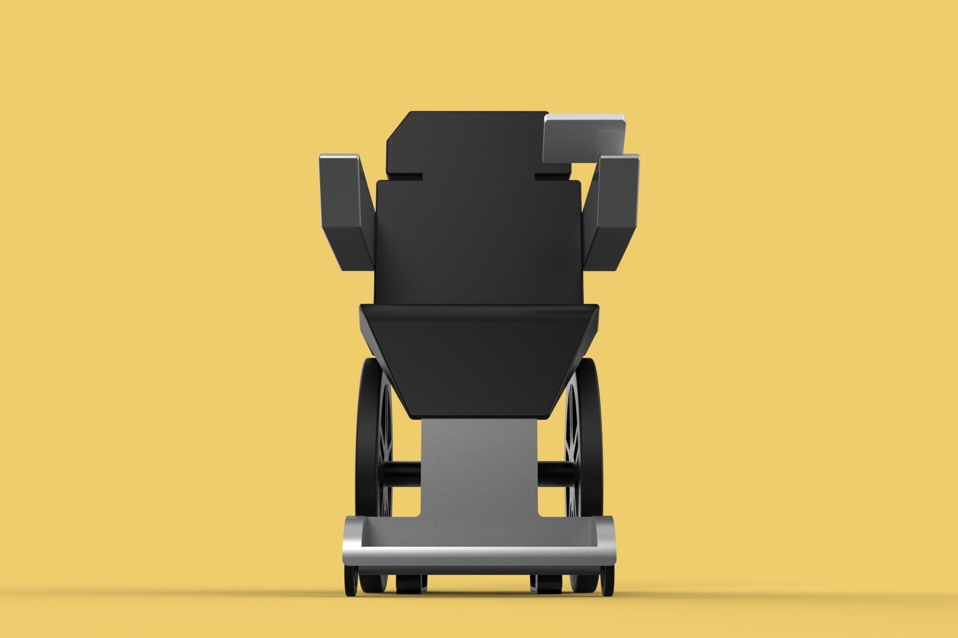 SMART WHEELCHAIR ELECTRIC AUTONOMOUS ROBOT CLIMBING STAIRS LIFT 3D model_22