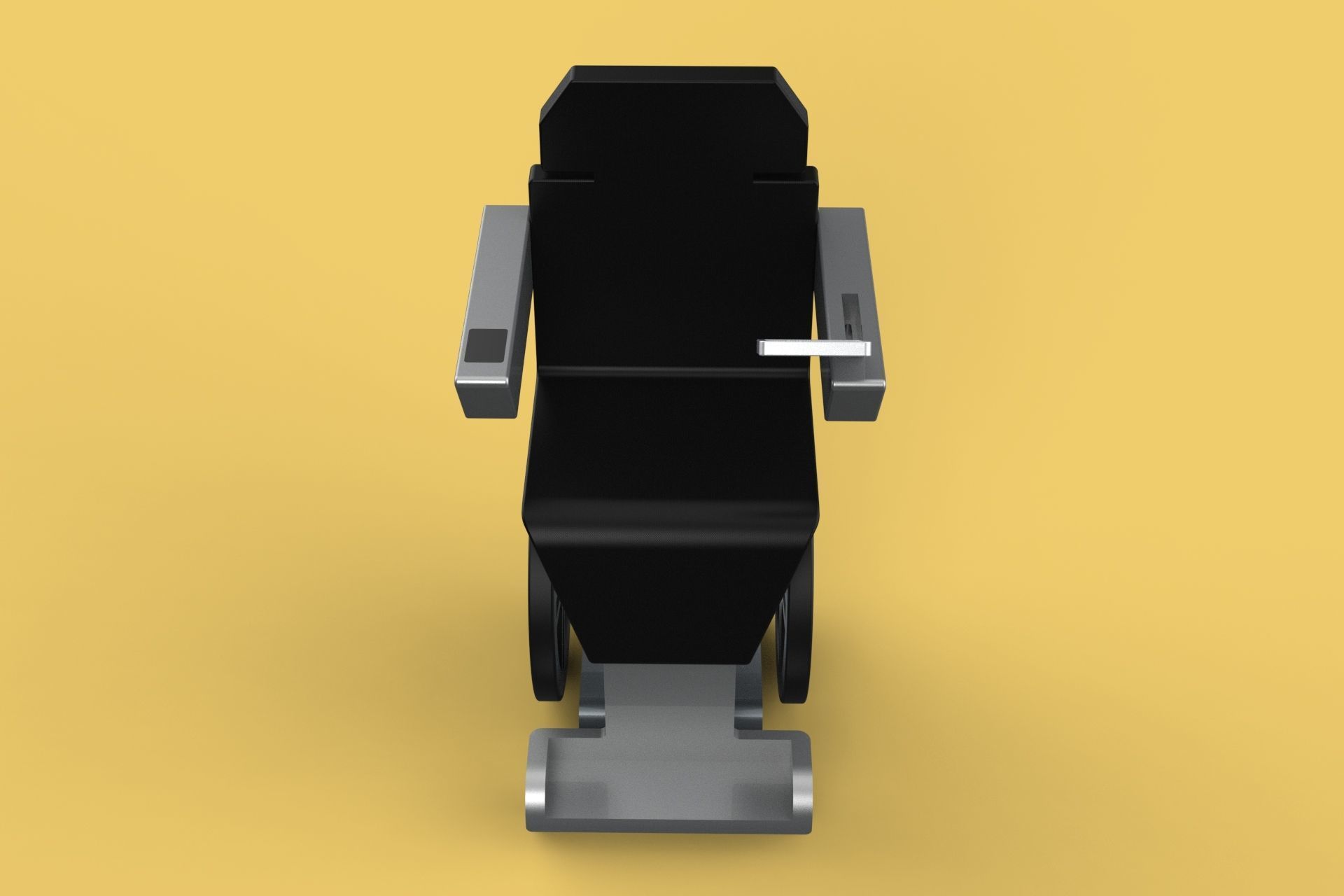 SMART WHEELCHAIR ELECTRIC AUTONOMOUS ROBOT CLIMBING STAIRS LIFT 3D model_23