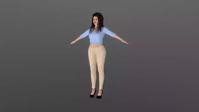 Girl 03 3D model