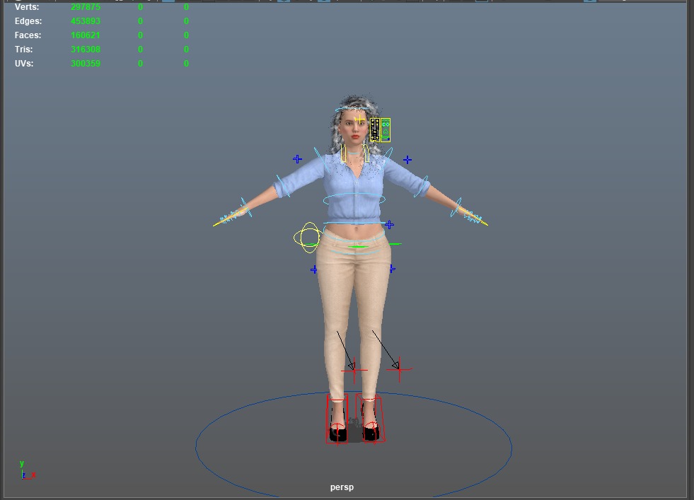 Girl 03 3D model_3