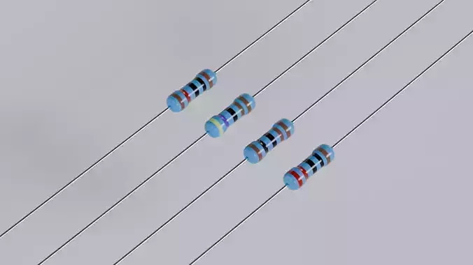 Resistor Pack 3D model