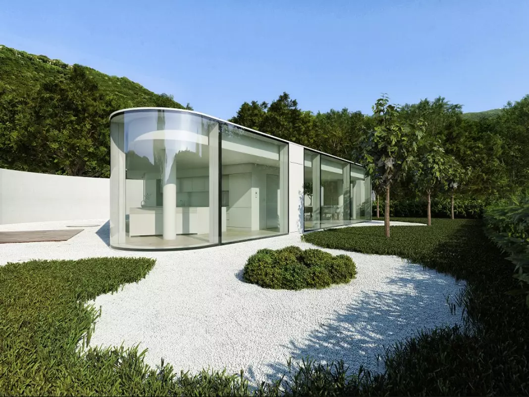 LUGANO HOUSE sketchup 3D model_0