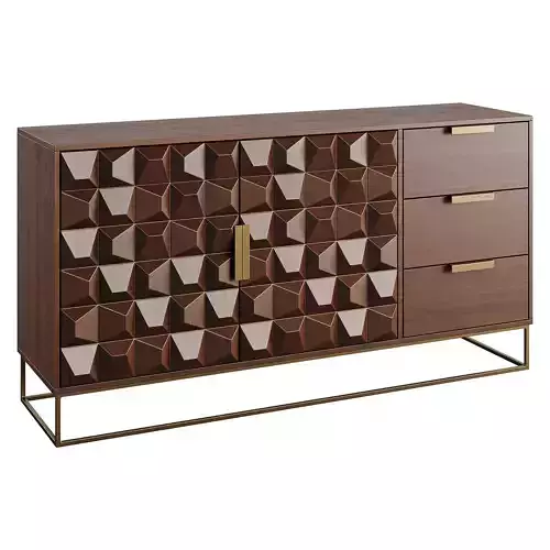 Irpa solid wood chest of drawers