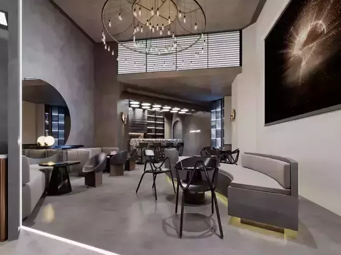   restaurant cafe  interior  