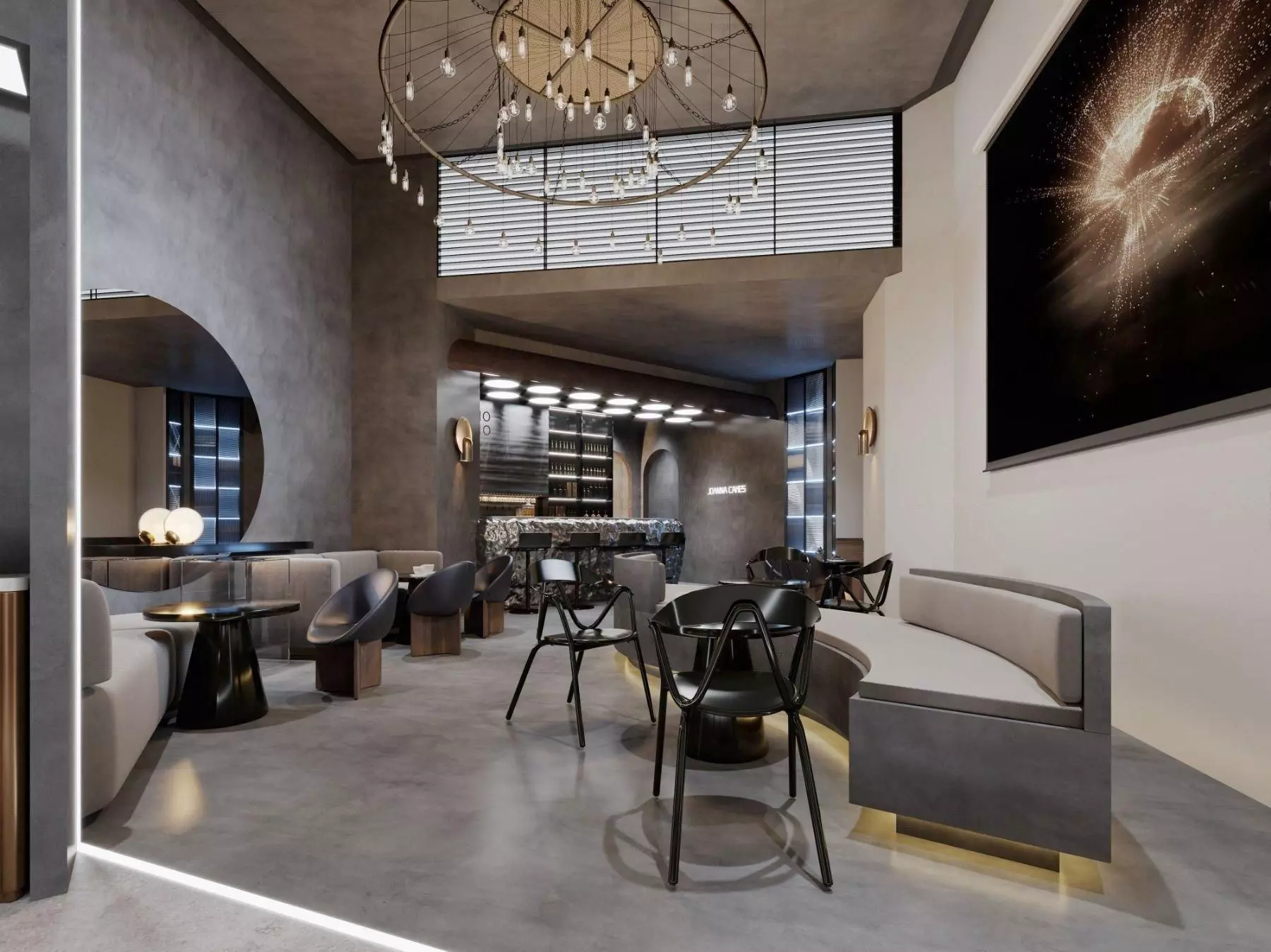   restaurant cafe  interior   3D model_0