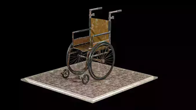 Antique Hospital Wheelchair