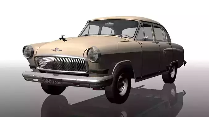 GAZ-21 Volga 3D model