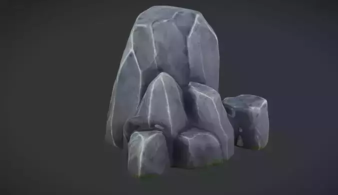 Stone Formation 3D Game Ready Model