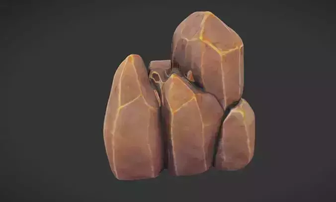 Rocky Summit 3D Game Ready Model
