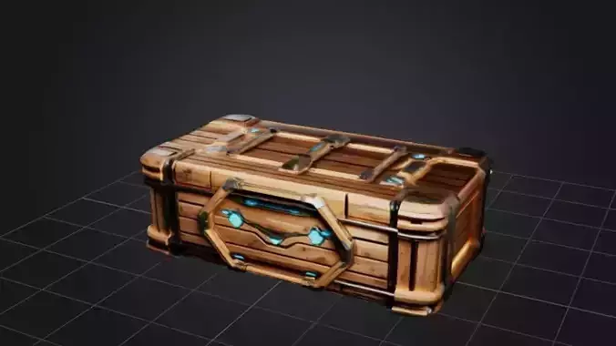 Futuristic Wooden Box