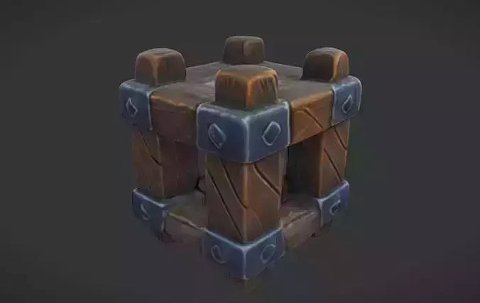 Crate of Fortitude 3D Game Ready Model