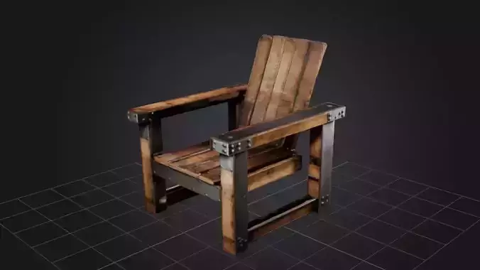 Wooden Old Chair 