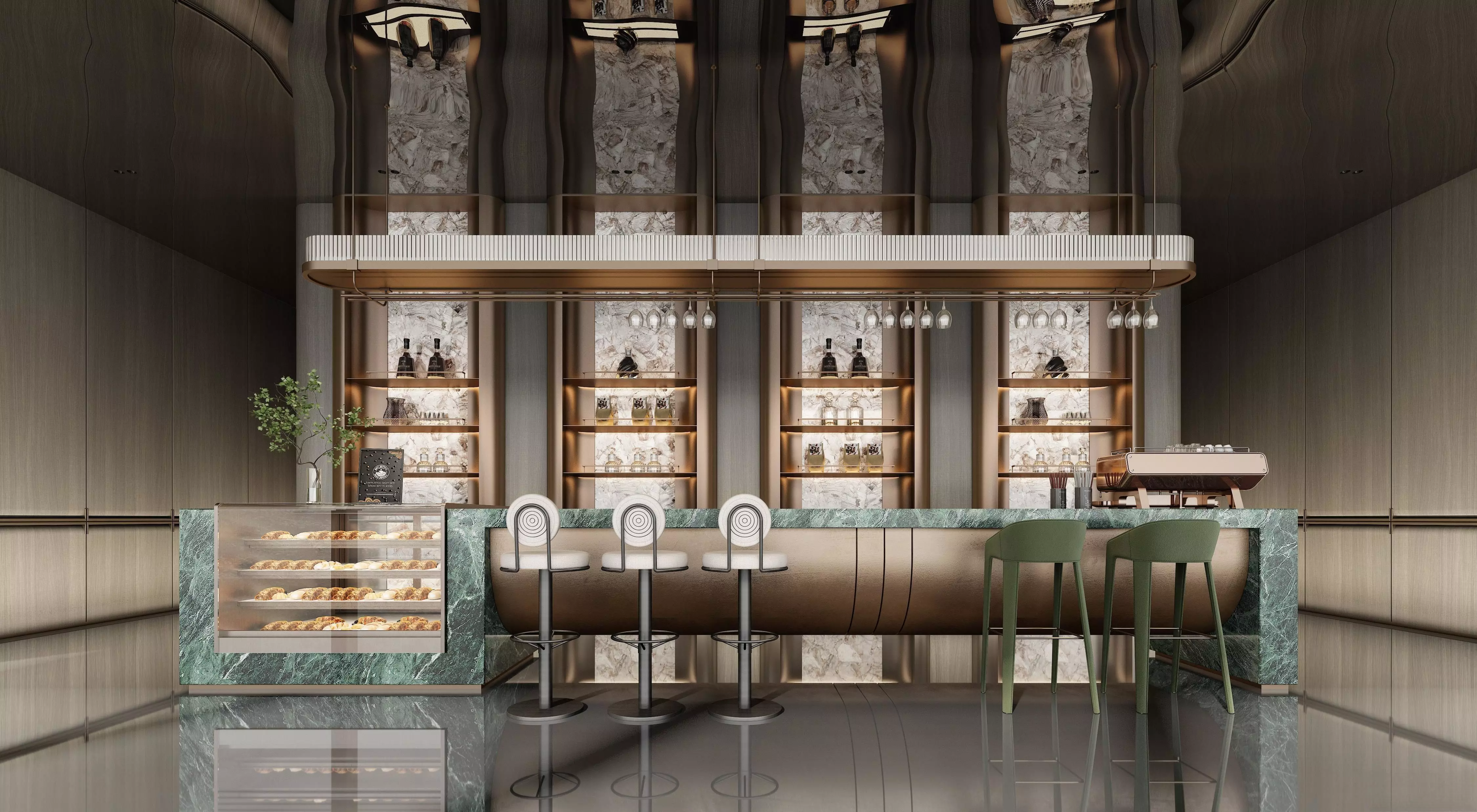 coffee bar 3D model_0