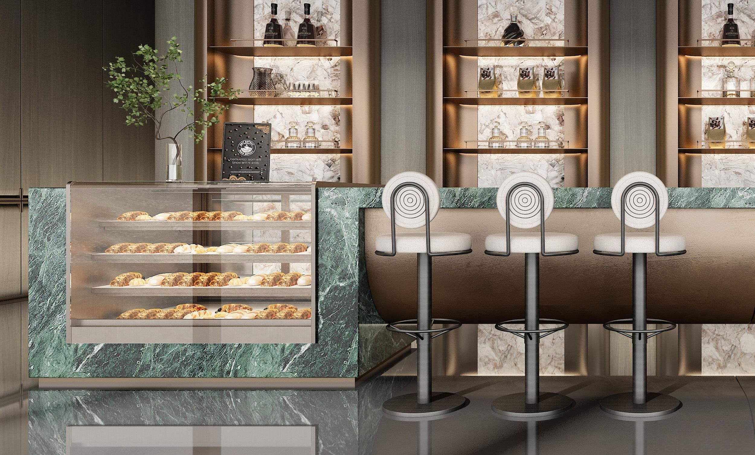 coffee bar 3D model_3