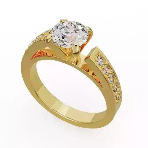 Engagement diamond ring