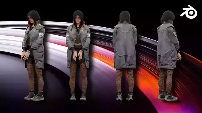 CYBERPUNK WOMEN FULL RIGGING