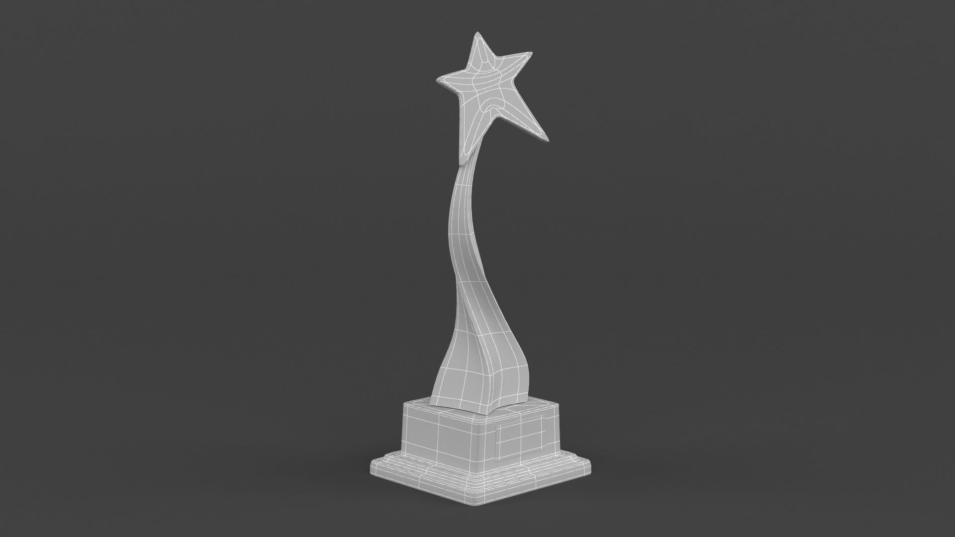 Gold Trophy Cup 3D model_11