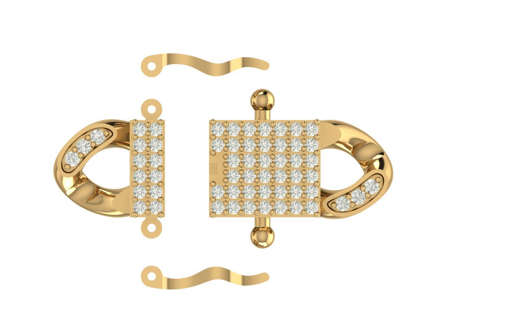 8 MM CUBAN LINK CHAIN FOR BRACELET OR NECKLACE 3D print model_5