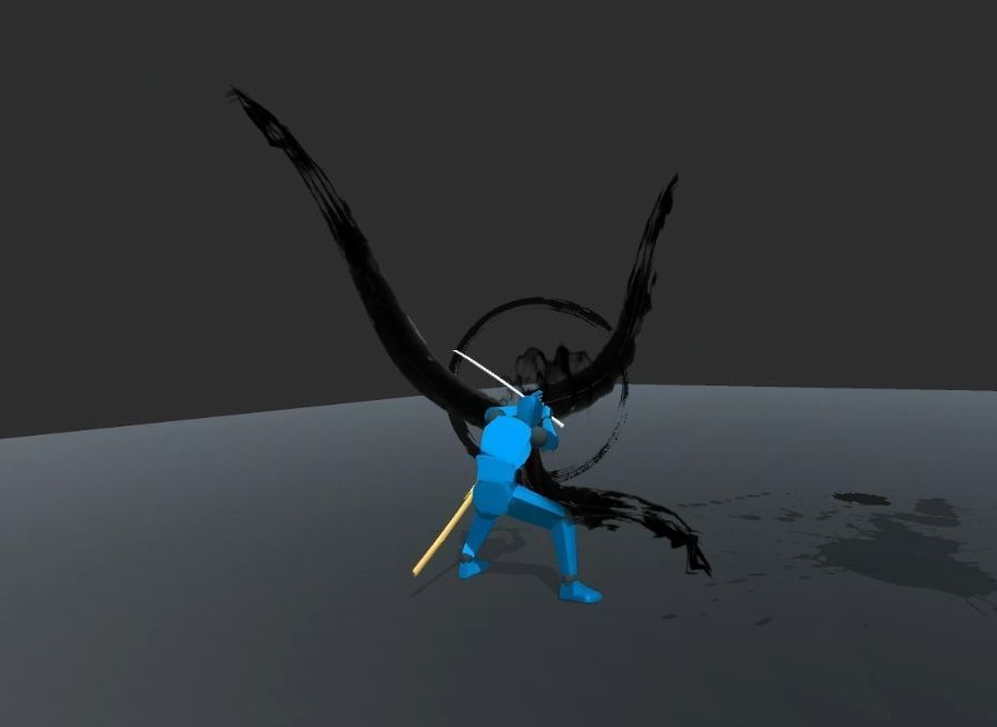 Unity Game VFX - Ink Sword Slash 3D model_4