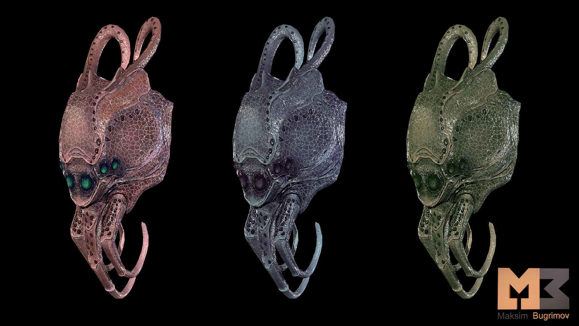 Sci-Fi Experimental Low-poly 3D model_5