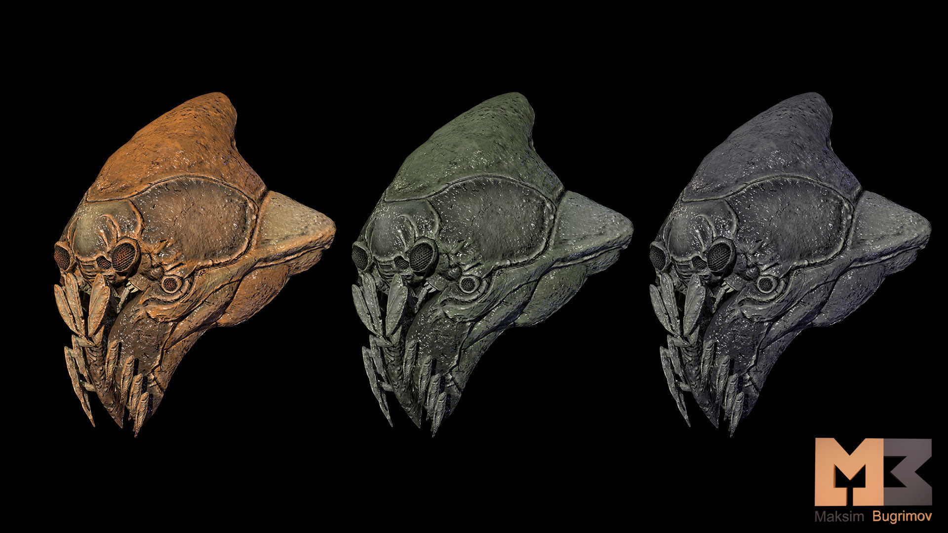 Sci-Fi Experimental Low-poly 3D model_6