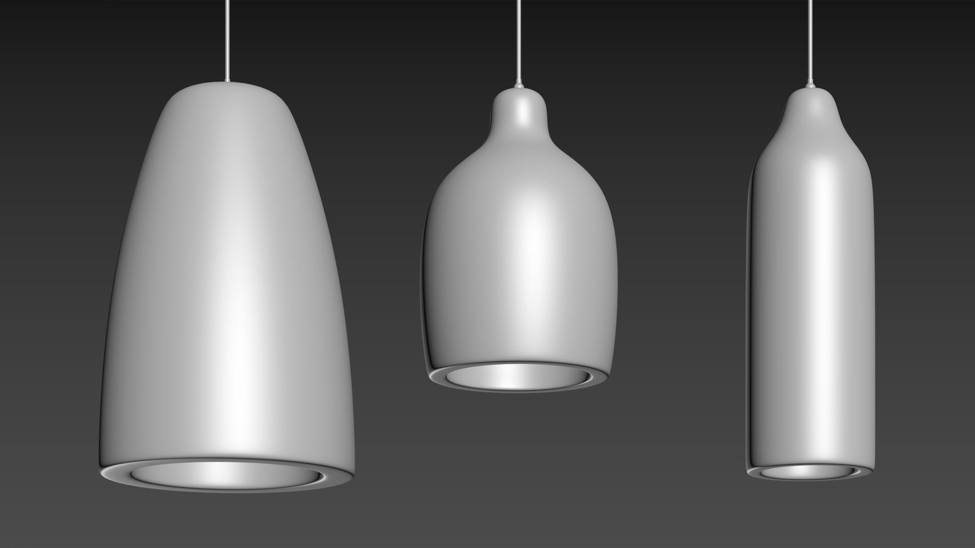 Japanese Style Wabi-sabi Pendant Light by DLSixYi 3D model_3