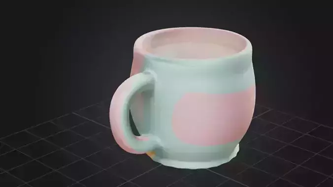 Coffee Mug  3D Game Ready Model