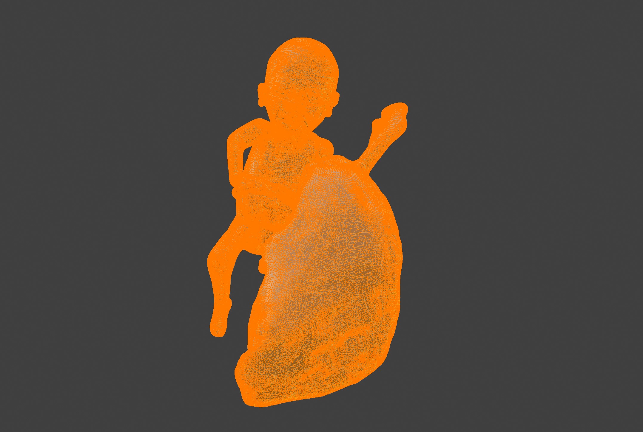 3D Model of Lifeform Human Fetus Replica - 5 Month Female 3D print model_15