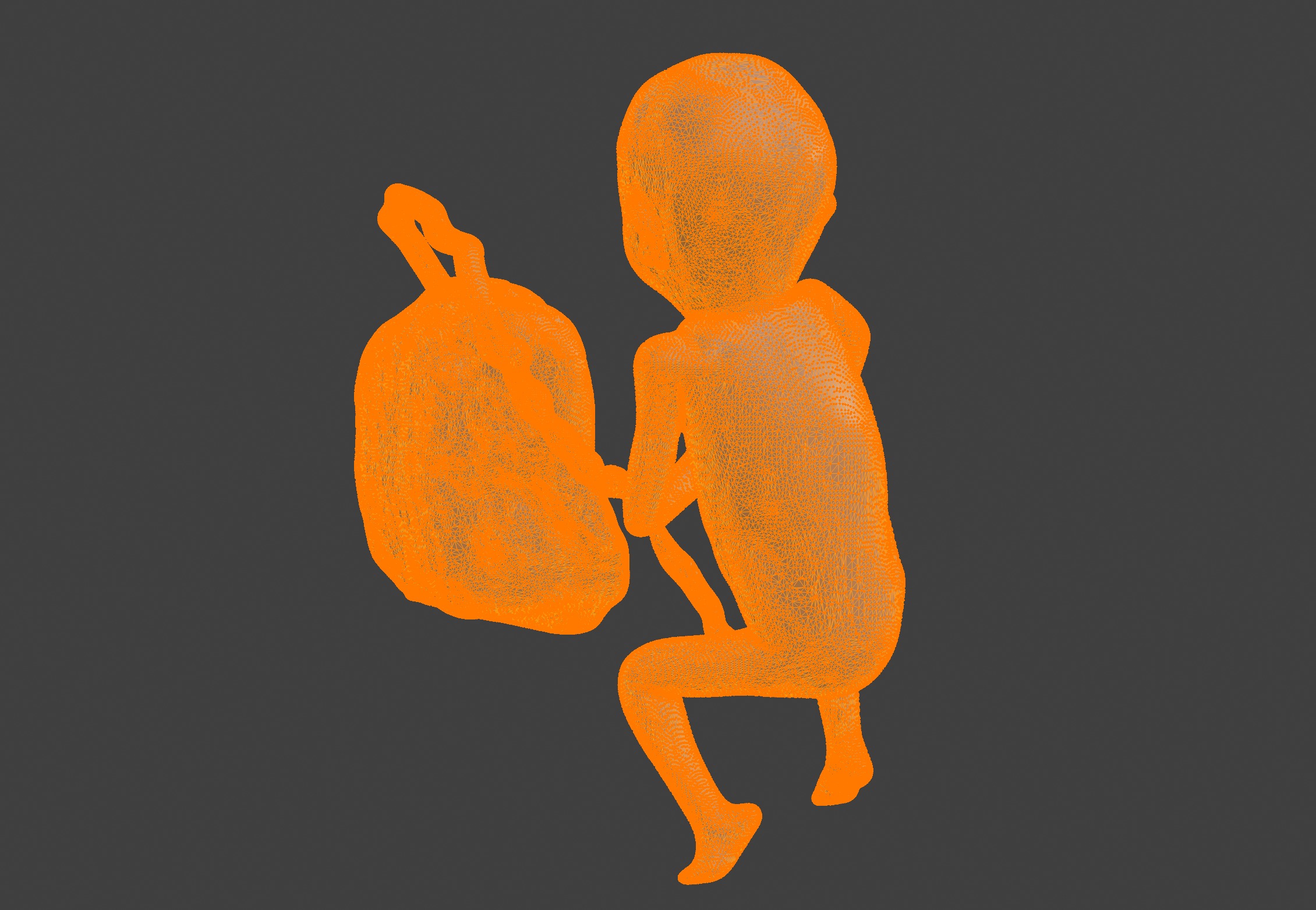 3D Model of Lifeform Human Fetus Replica - 5 Month Female 3D print model_12