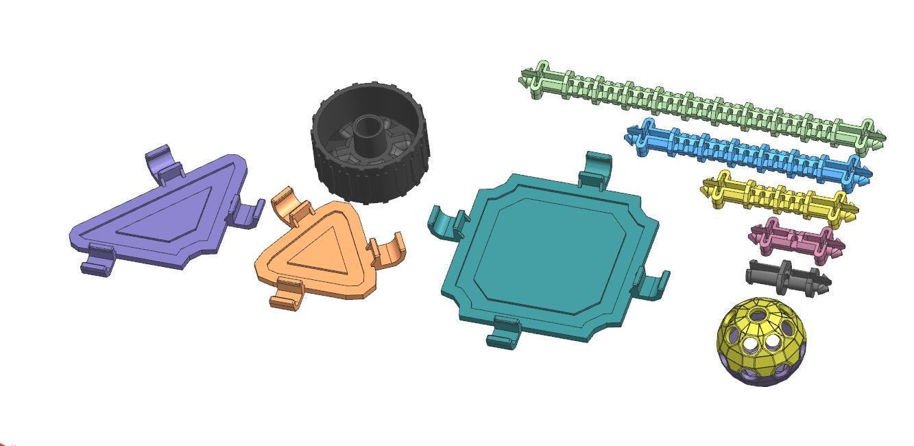  breaded toy 3D model_2