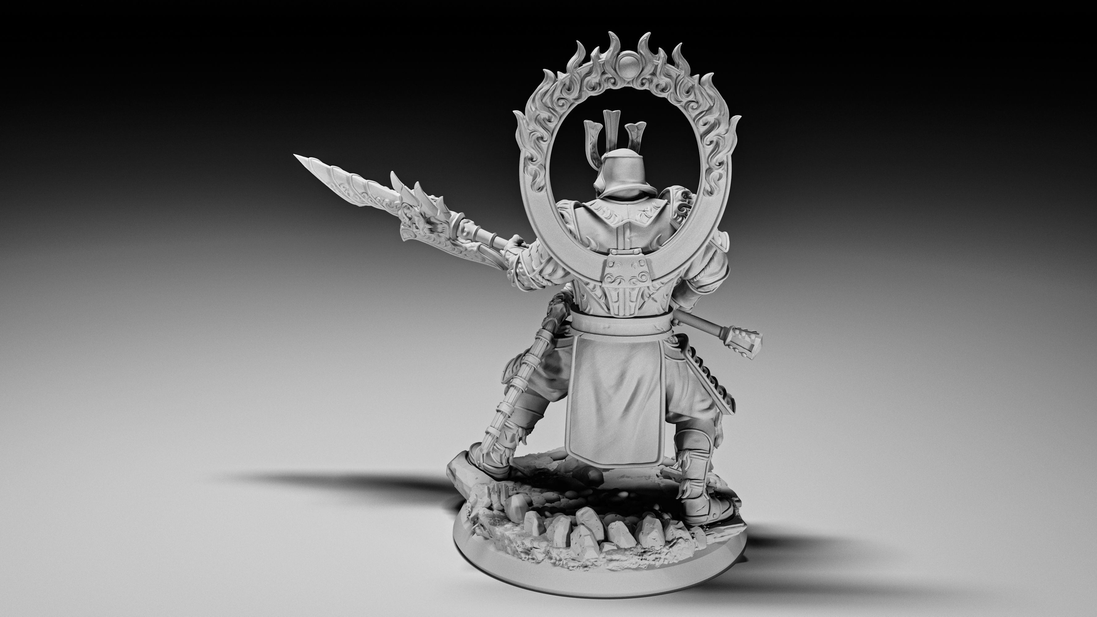 Enemy  War Guardian 3D print model_2