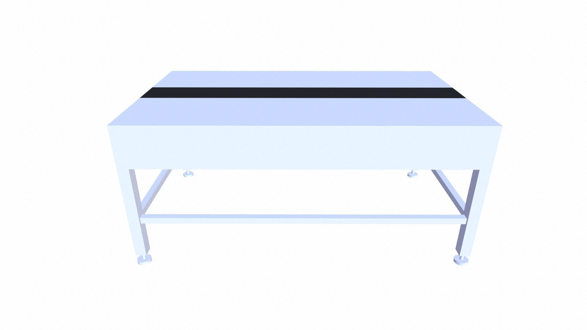 Table Low-poly 3D model_7