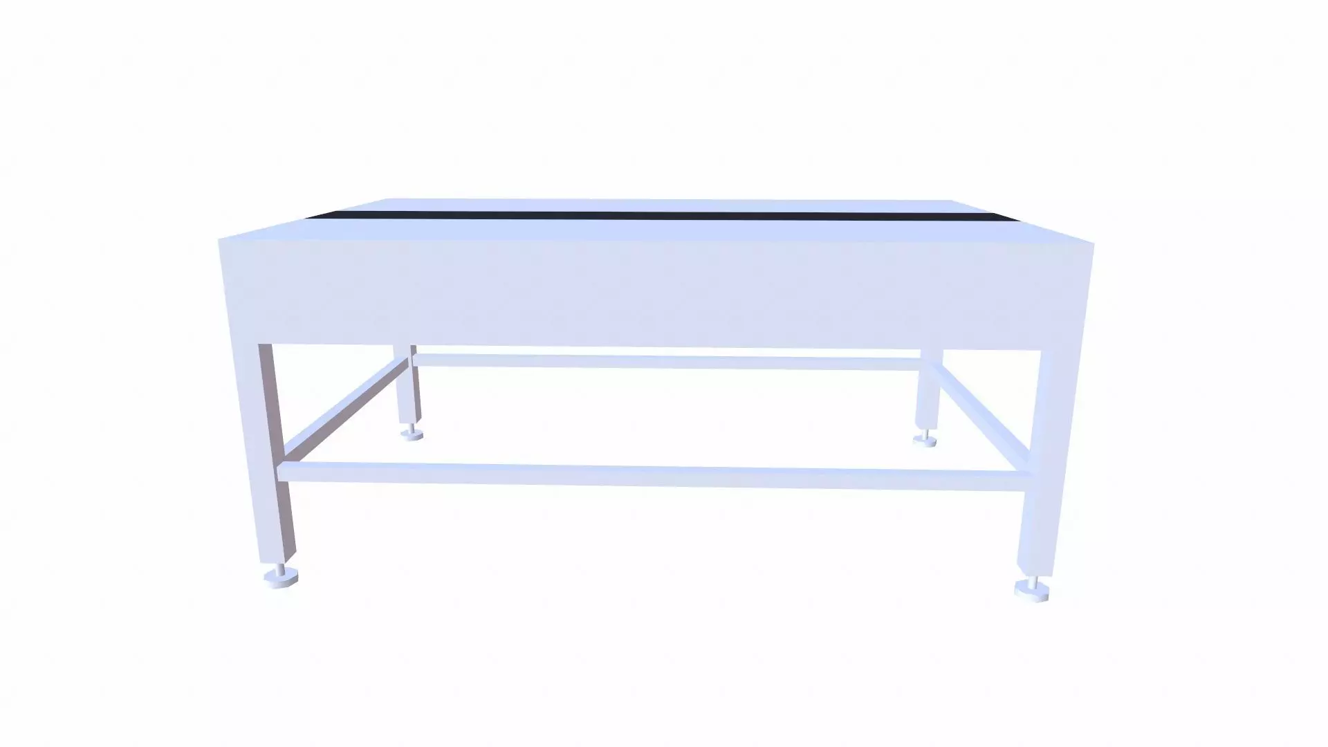 Table Low-poly 3D model_0
