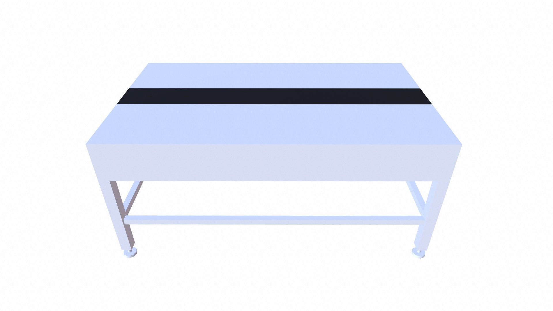 Table Low-poly 3D model_2