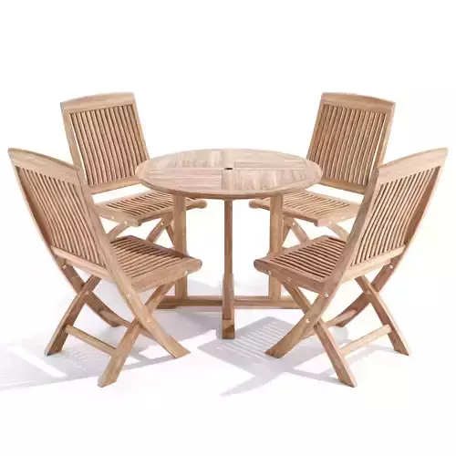 Elegant Teak Wood Dining Set 