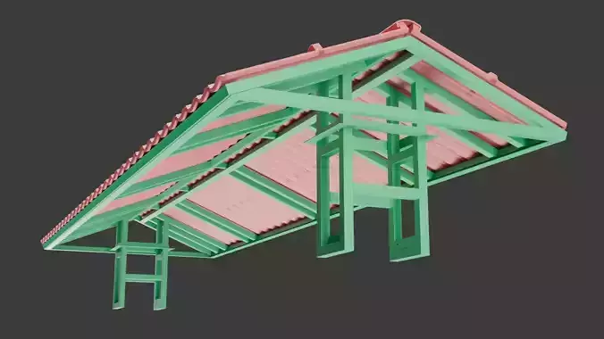 Door cap model 3d 3D model