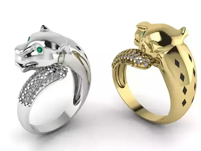 Jewelry Panthere Set ring earring