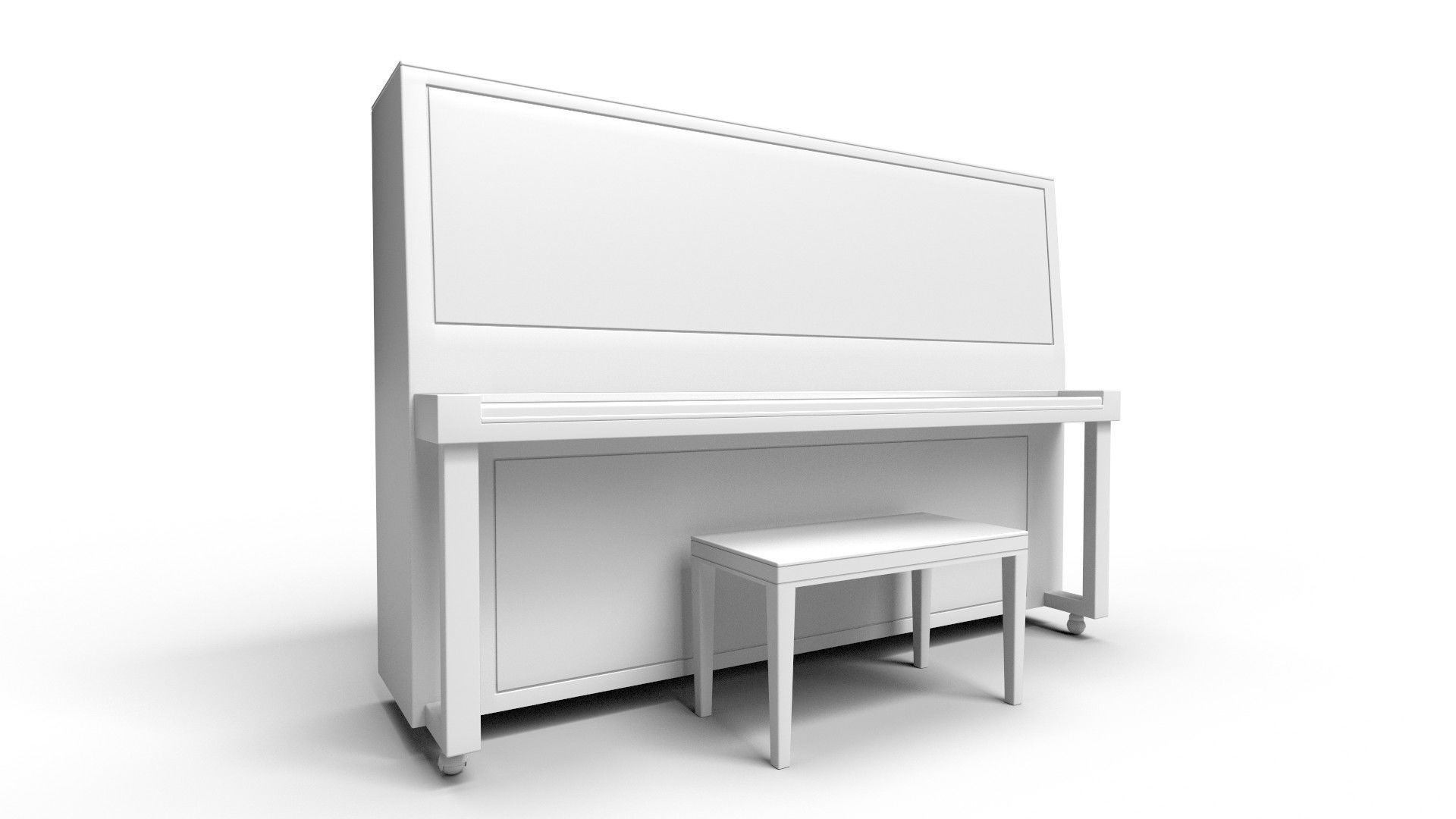 Piano CG1 3D model_3