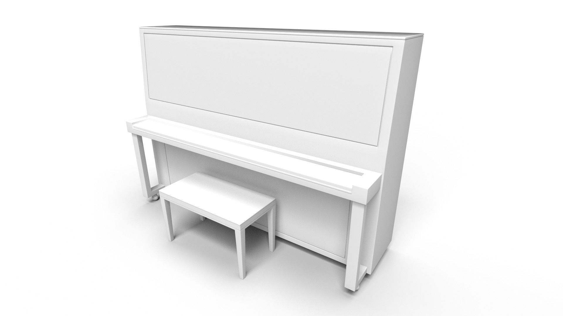 Piano CG1 3D model_4