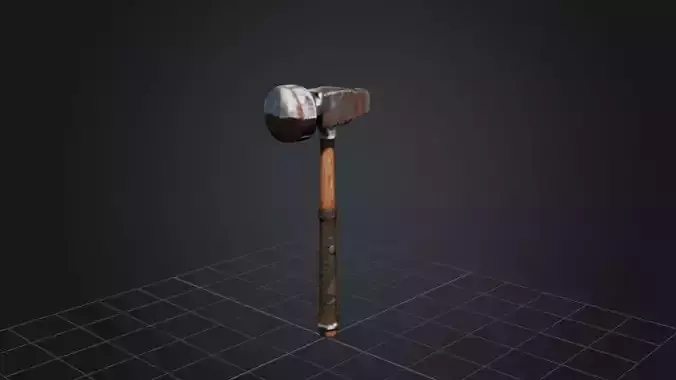 Hammer 3D Game Ready Model