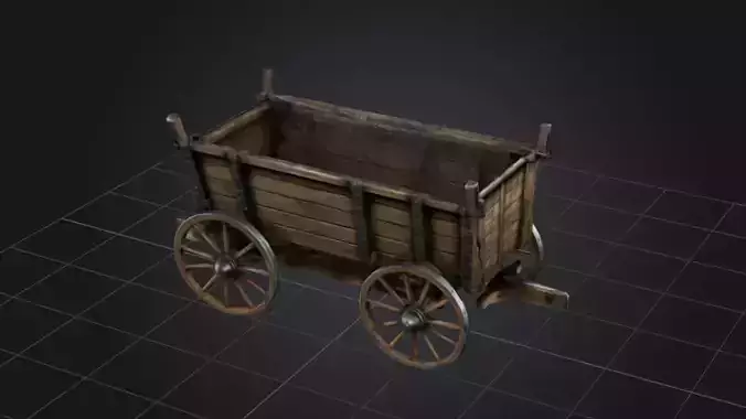 Wooden Cart 