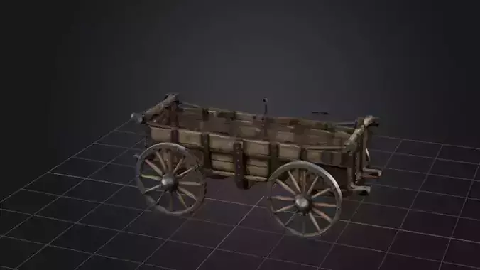 Wooden Cart 