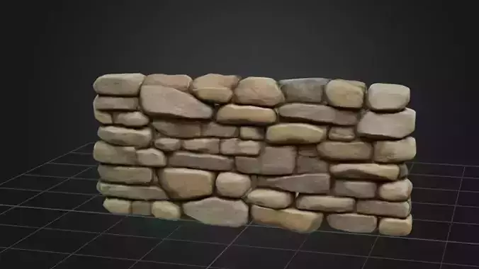 Stone Rock Wall 
