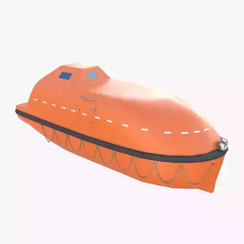 Life boat with interior V1