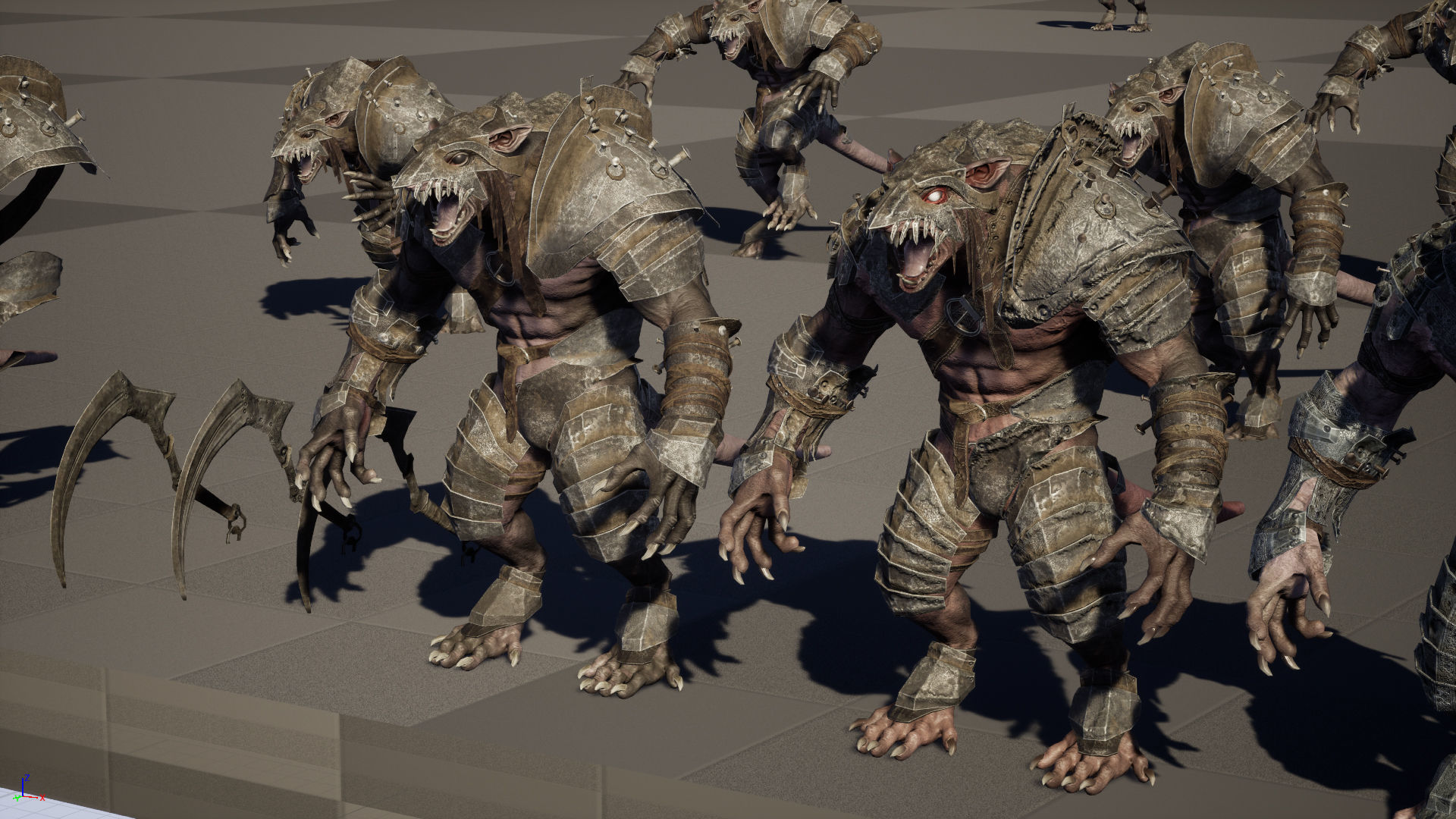 RatMan Warrior1 Low-poly 3D model_32