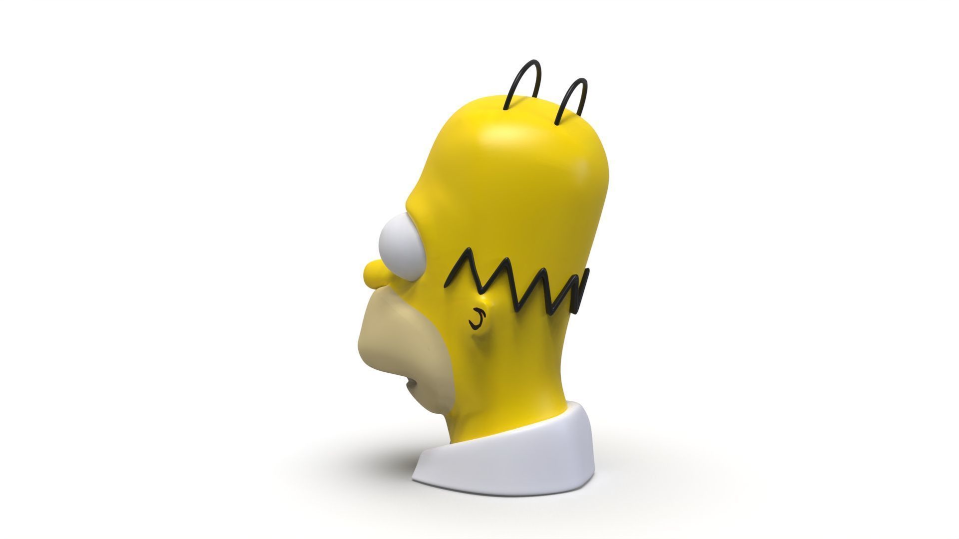 Homer Simpson Bust 3D print model_1