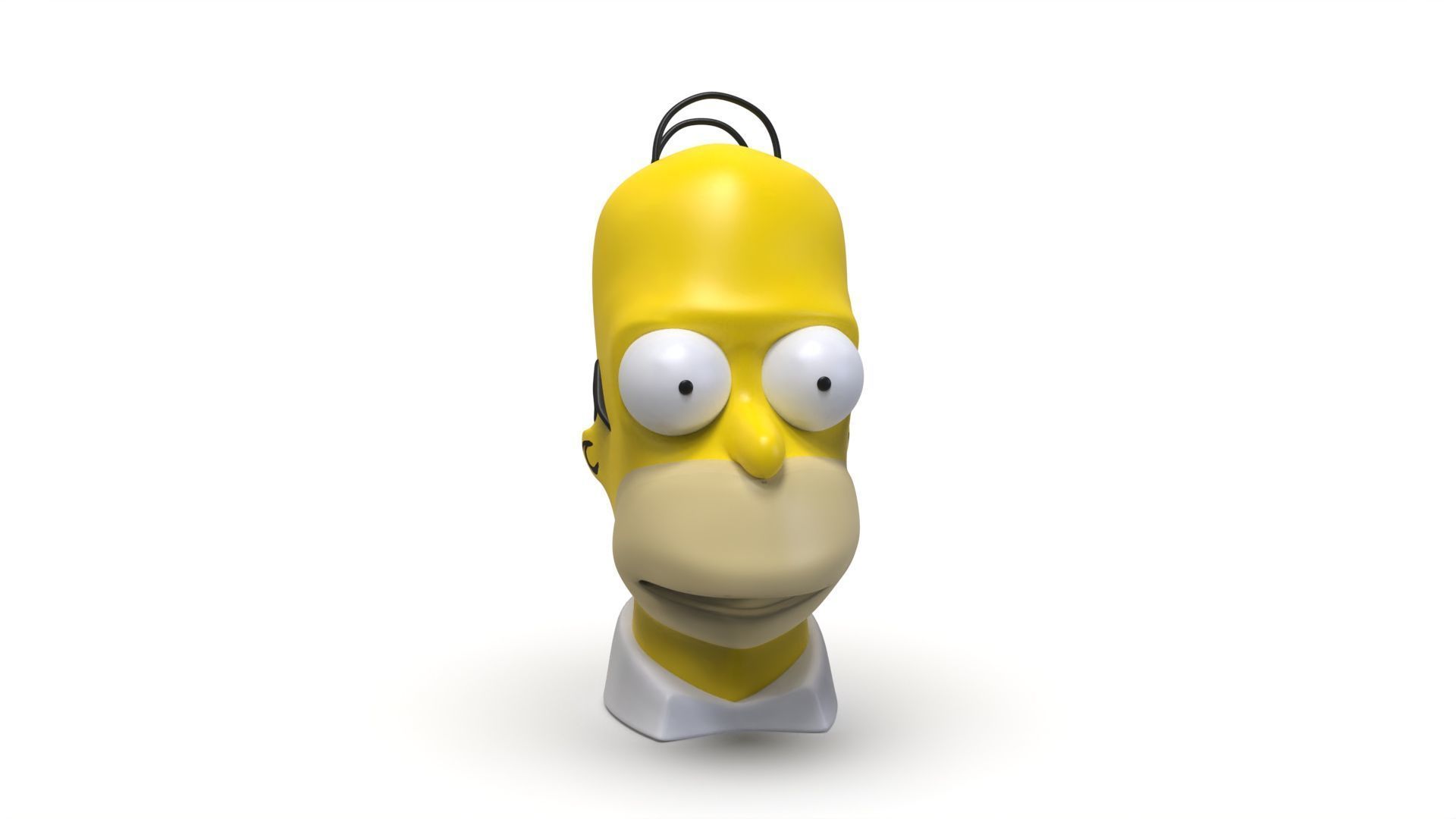 Homer Simpson Bust 3D print model_3