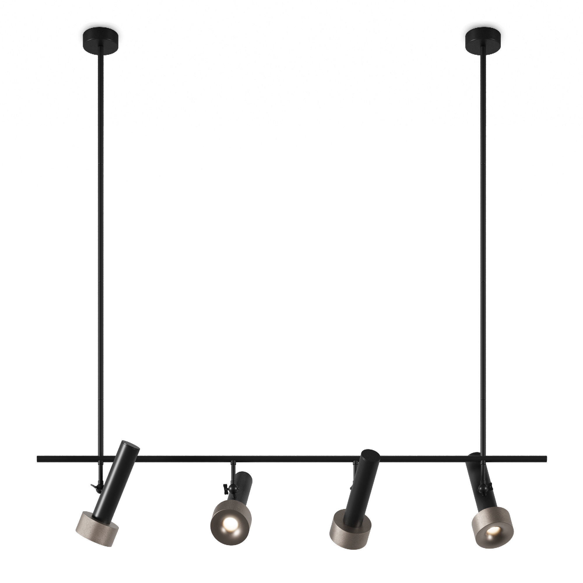 Hanging row chandelier Aromas Focus 3D model_3